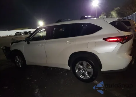 2021 Toyota Highlander L z USA, uszkodzony, nr VIN 5TDZZRAH3MS074618